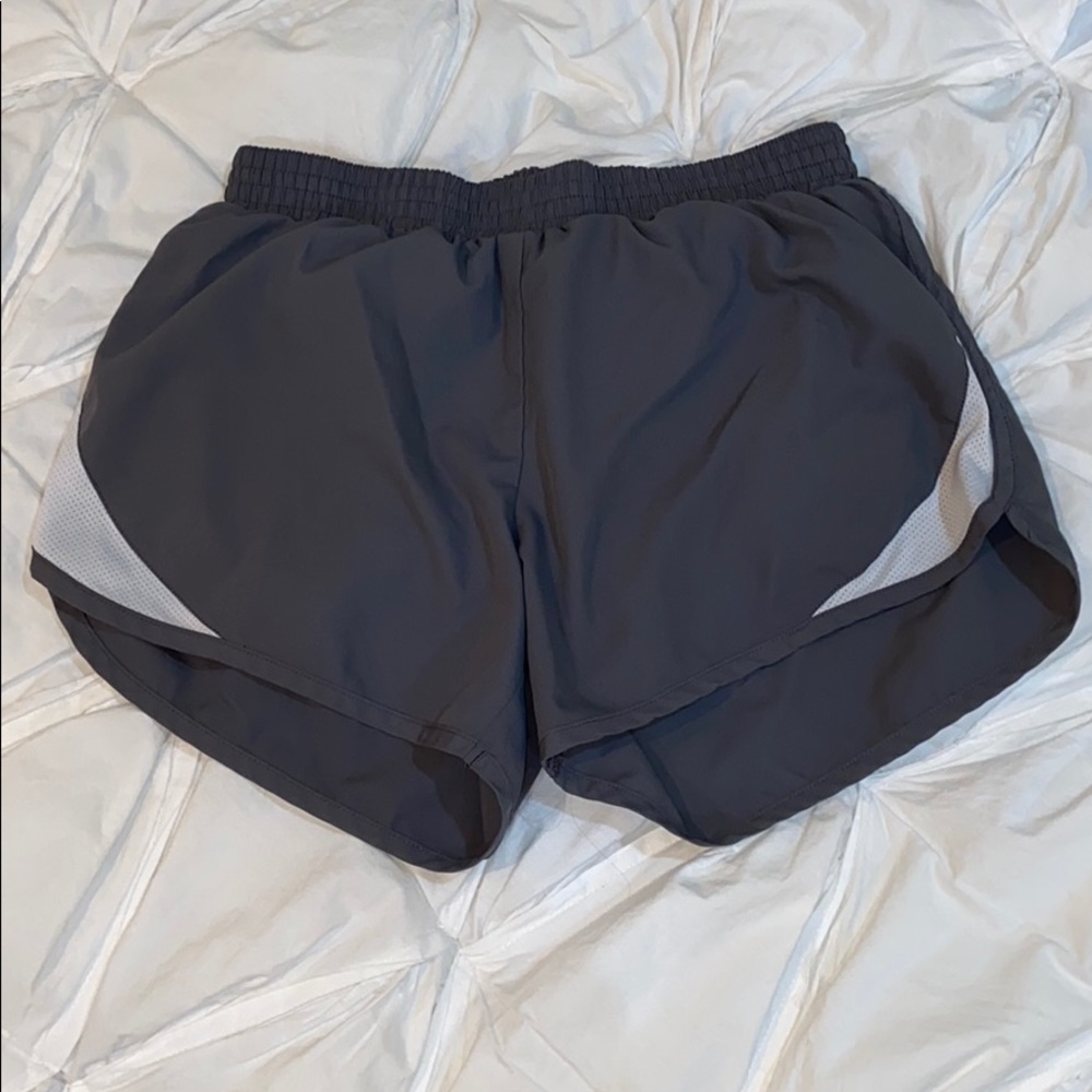 grey athletic shorts